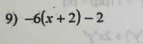 -6(x+2)-2