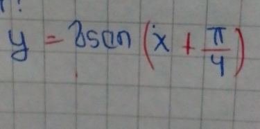 y=3sin (x+ π /4 )