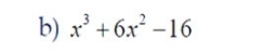 x^3+6x^2-16