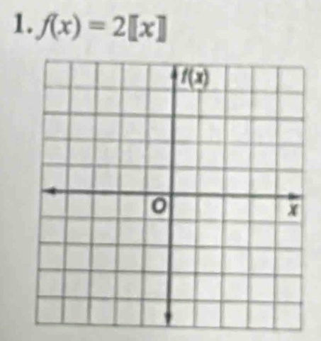 f(x)=2[[x]]