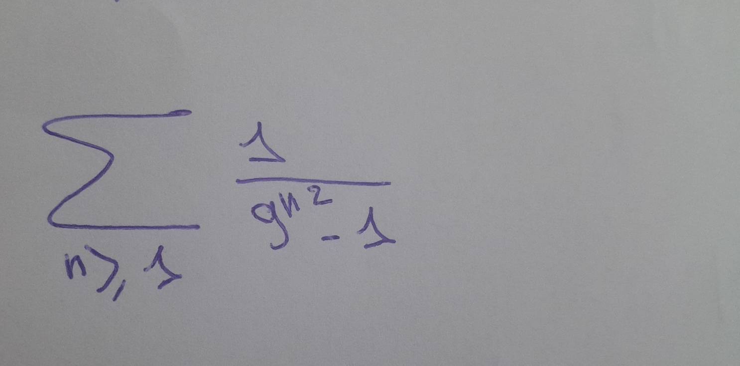 sumlimits _n≥slant 1frac 19^(n^2)-1