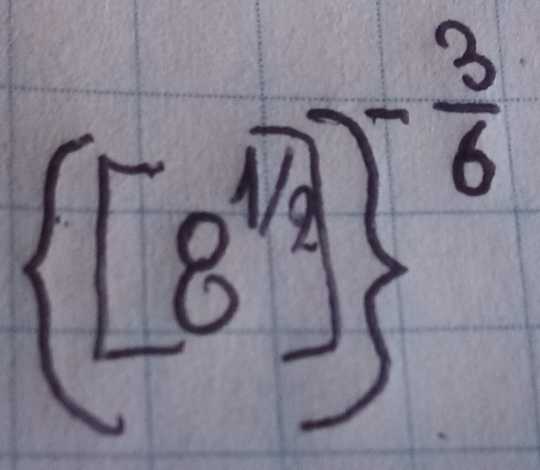  beginbmatrix 8^(sqrt(2))]^- 3/6 