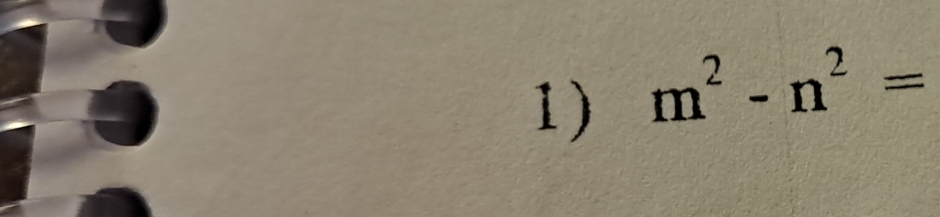 m^2-n^2=