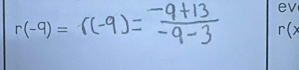 ev
r(-9)= r(>