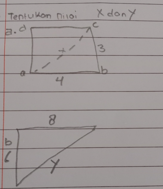 Tentullan niloi XdonY 
B. d
C
ak 3
b
4