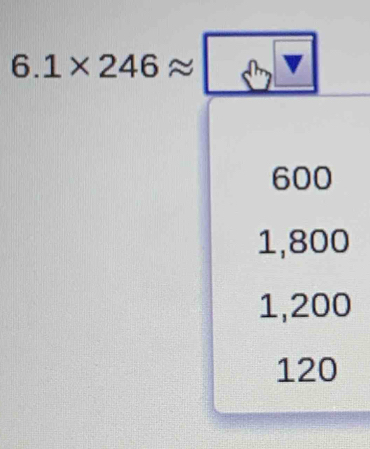 6.1* 246approx □
600
1,800
1,200
120