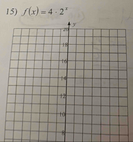 f(x)=4· 2^x