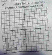 Scale factor: -3 ( n ans 
1