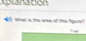 Xplanation 
a What is the area of this figure? 
T d