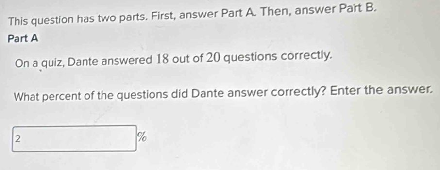 Solved: This question has two parts. First, answer Part A. Then, answer ...