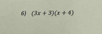 (3x+3)(x+4)