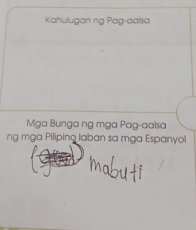 Kahulugan ng Pag-aalsa 
Mga Bunga ng mga Pag-aalsa 
ng mga Pilipino laban sa mga Espanyol