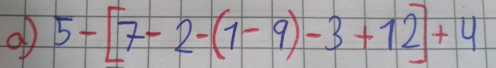 ob 5-[7-2-(1-9)-3+12]+4