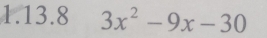 3x^2-9x-30