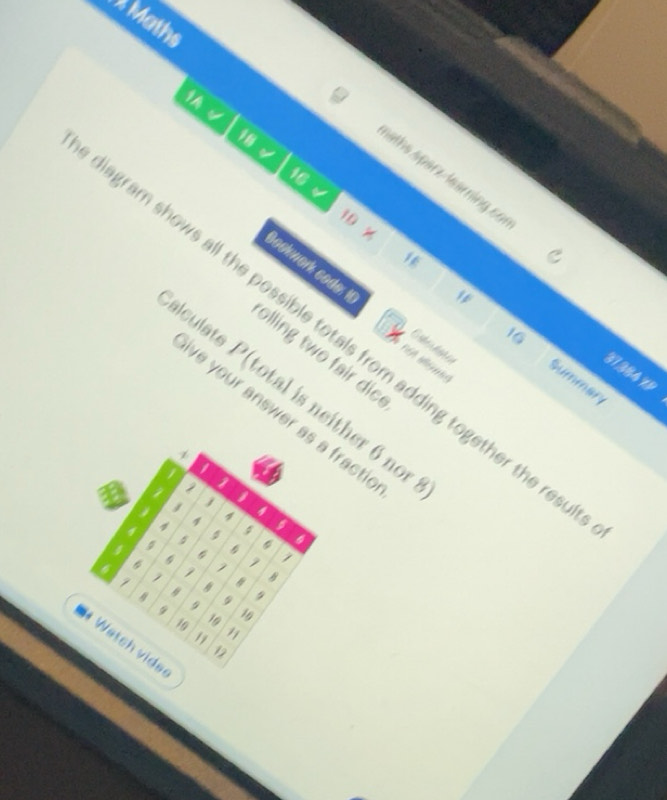 Solved: Mathe 18 √ 16 saths sparz-learning so a 10 x 1 Bookwork cods t ...