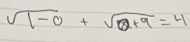 sqrt(1-0)+sqrt(0+9)=4