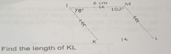 Find the length of KL