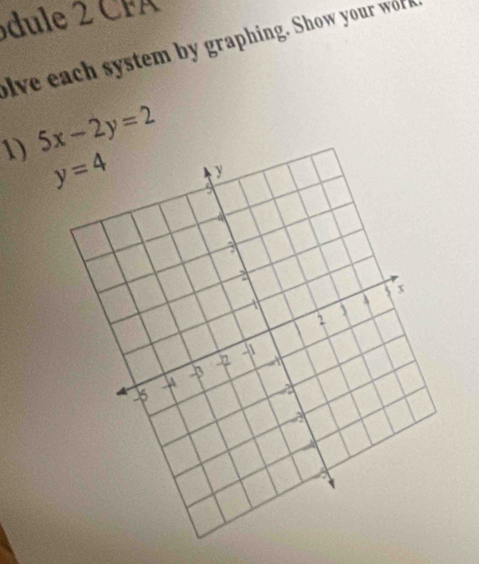 dule 2  F
le ea      t   b      in     y   w 
1) 5x-2y=2