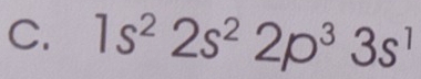 1s^22s^22p^33s^1