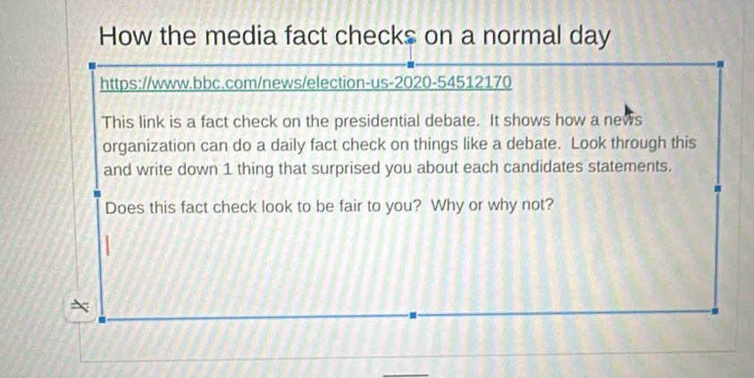 How the media fact checks on a normal day