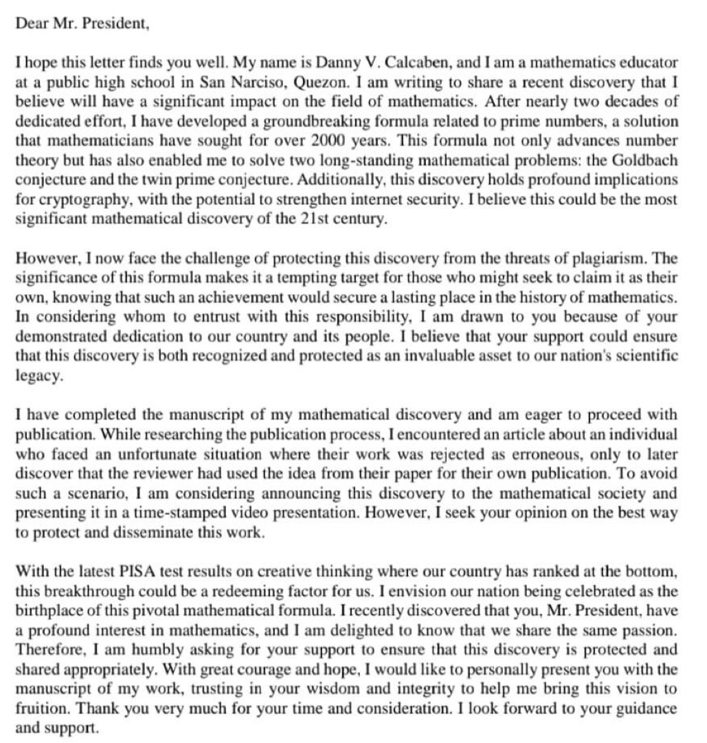 Solved: Dear Mr. President, I hope this letter finds you well. My name ...