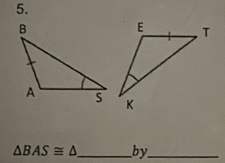 △ BAS≌ △
_by_