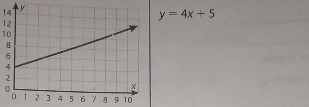 14
y=4x+5
12
10