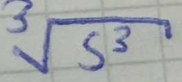 sqrt[3](5^3)