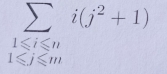 sumlimits _1≤slant i≤slant ni(j^2+1)