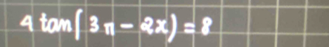 (3n-2x)=8