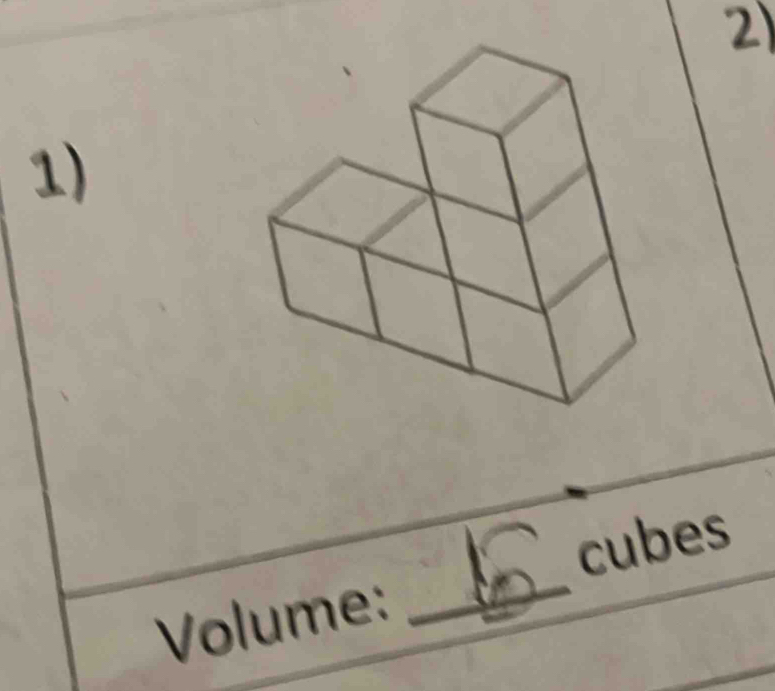 cubes 
Volume: