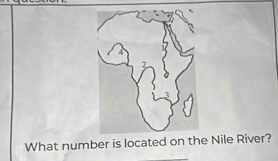 What number is located on the Nile River?