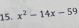 x^2-14x-59