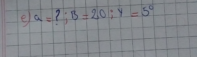 a= ? B=20:y=5^0