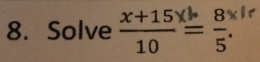 Solve 1:ª ::