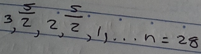 3, overline 2, 2, overline 2, 1,..., n=28