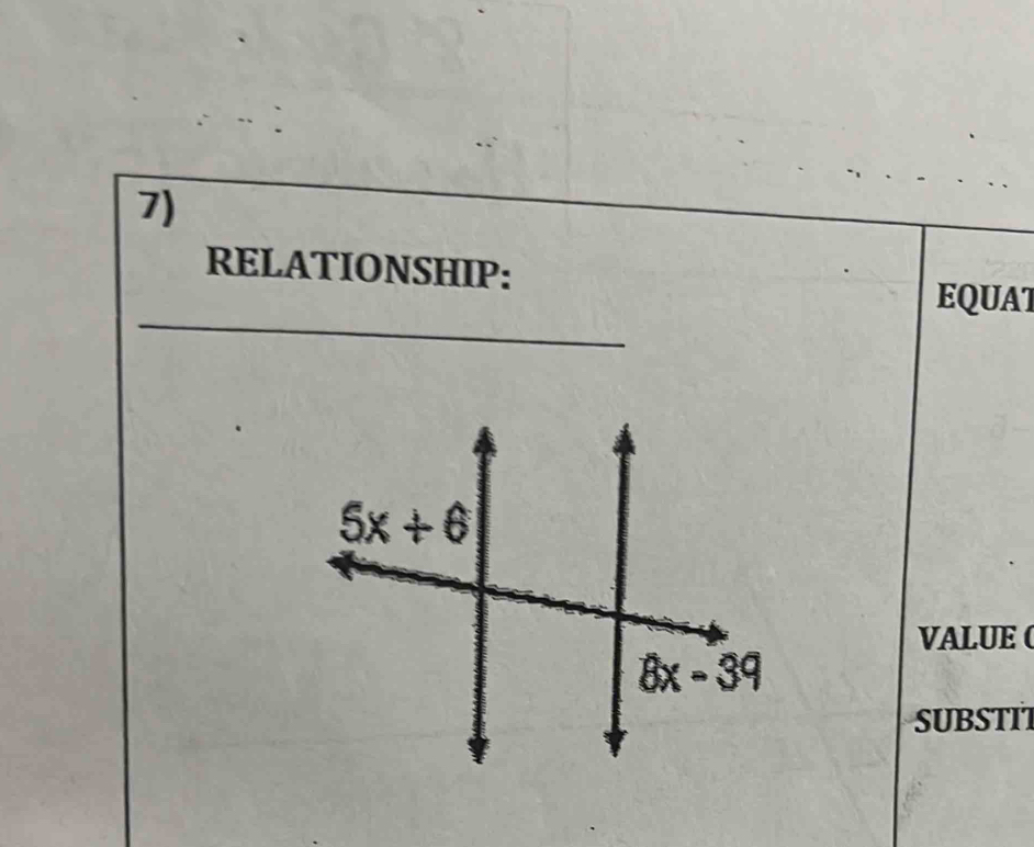 RELATIONSHIP:
_
EQUAT
VALUE (
SUBSTIT