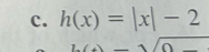 h(x)=|x|-2
1.(4)