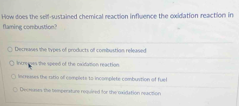 Solved: How does the self-sustained chemical reaction influence the ...