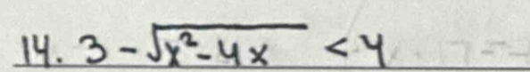 3-sqrt(x^2-4x)<4</tex>