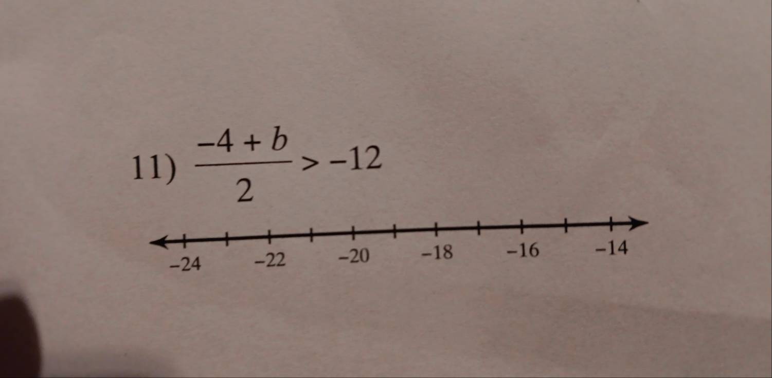  (-4+b)/2 >-12