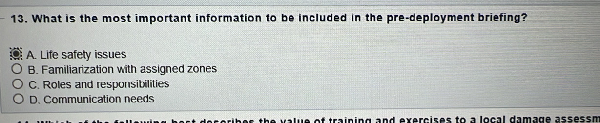 Solved: What is the most important information to be included in the ...