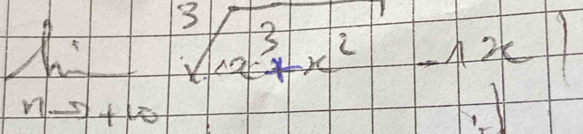 h:frac sqrt[3](10x^3+x^2)-|x|