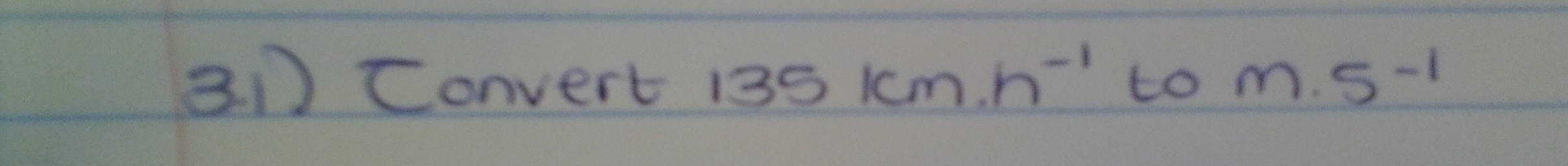 Convert 135 1cm· n^(-1) to m· s^(-1)