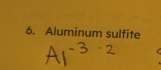 Aluminum sulfite