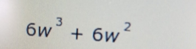 6w^3+6w^2