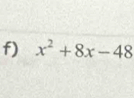 x^2+8x-48