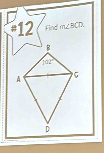 Find m∠ BCD.