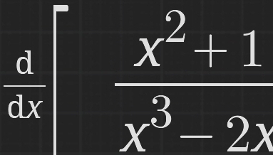  d/dx   (x^2+1)/x^3-2x 