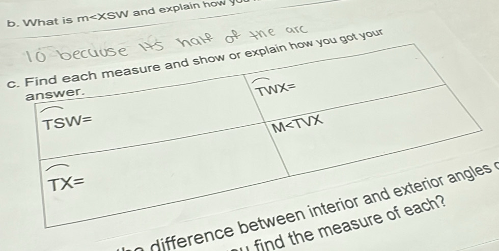 What is m SW and explain how  
got your
e          
find the